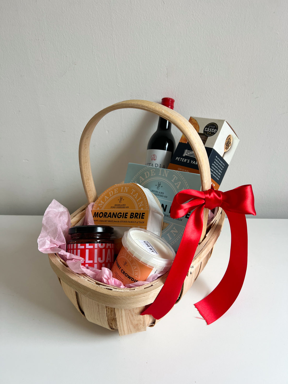 Little Cheese and Wine Hamper - x3 Cheeses